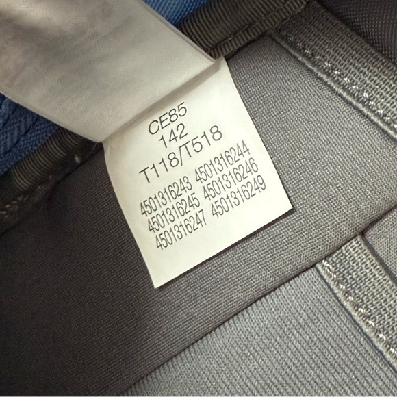 The North Face Recon Backpack Hiking School Laptop Outdoor‎ Blue Pink Orange - Picture 12 of 15